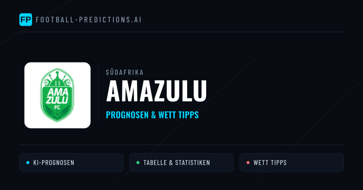 Amazulu Prognosen & Statistiken