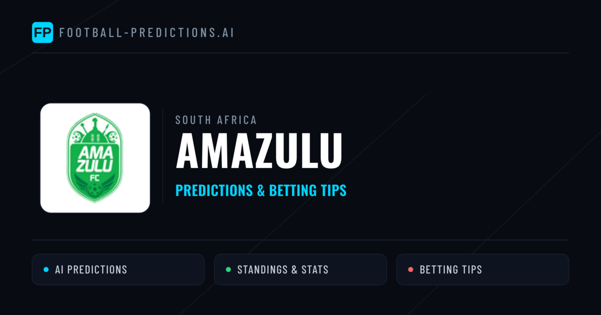 Amazulu Predictions & Stats