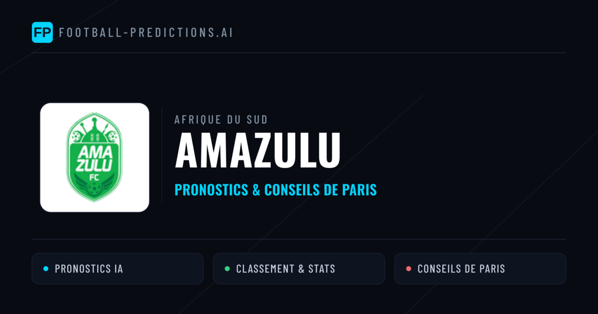 Amazulu Pronostics & Statistiques