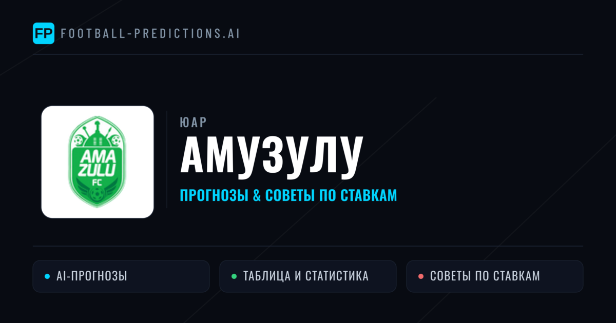 Амузулу прогнозы и статистика