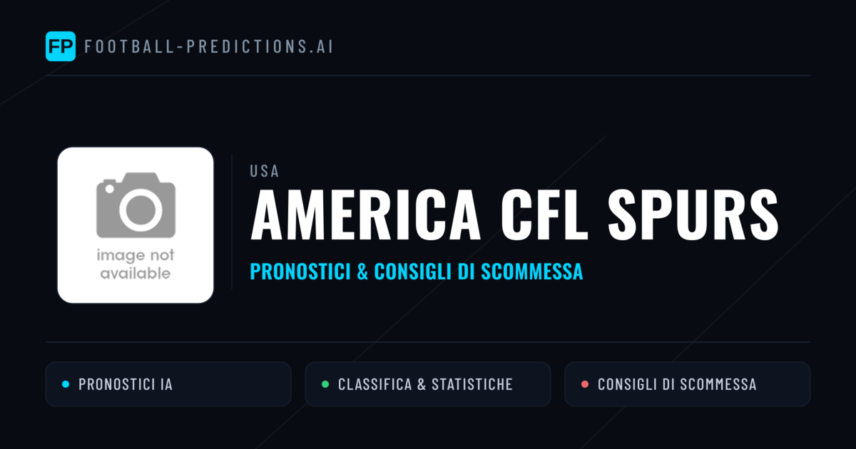 Pronostici e Statistiche America CFL Spurs