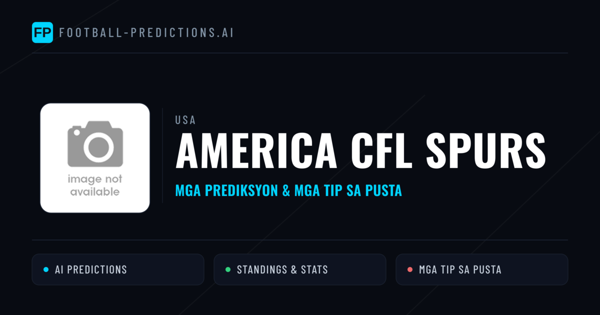 America CFL Spurs Predictions & Stats