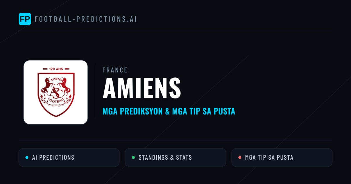 Amiens Predictions & Stats
