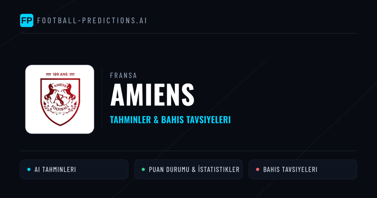 Amiens Tahminleri & İstatistikler