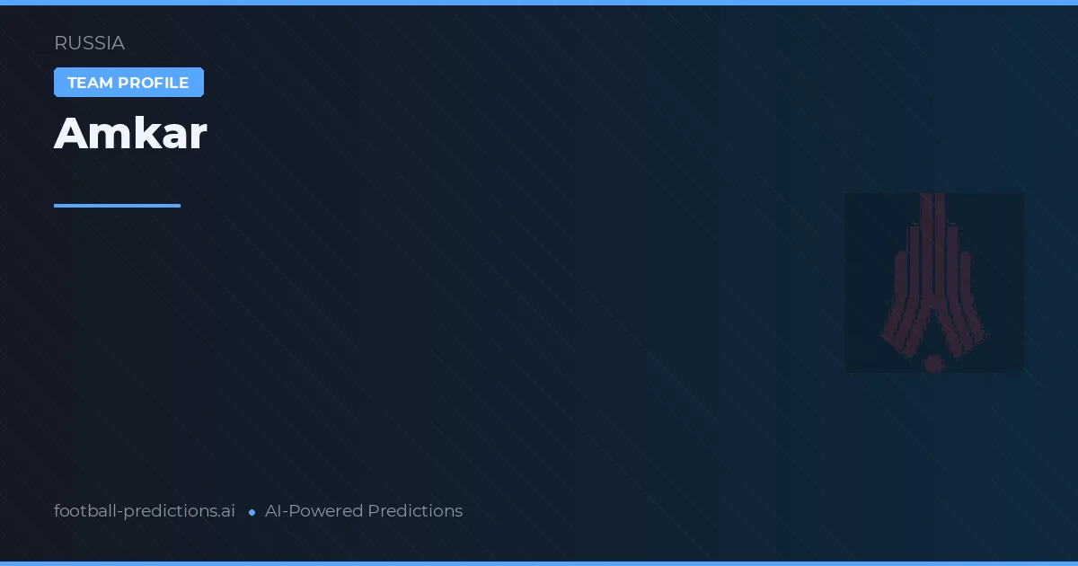 Amkar Predictions & Stats