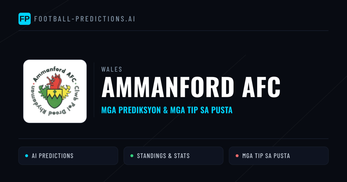 Ammanford AFC Predictions & Stats