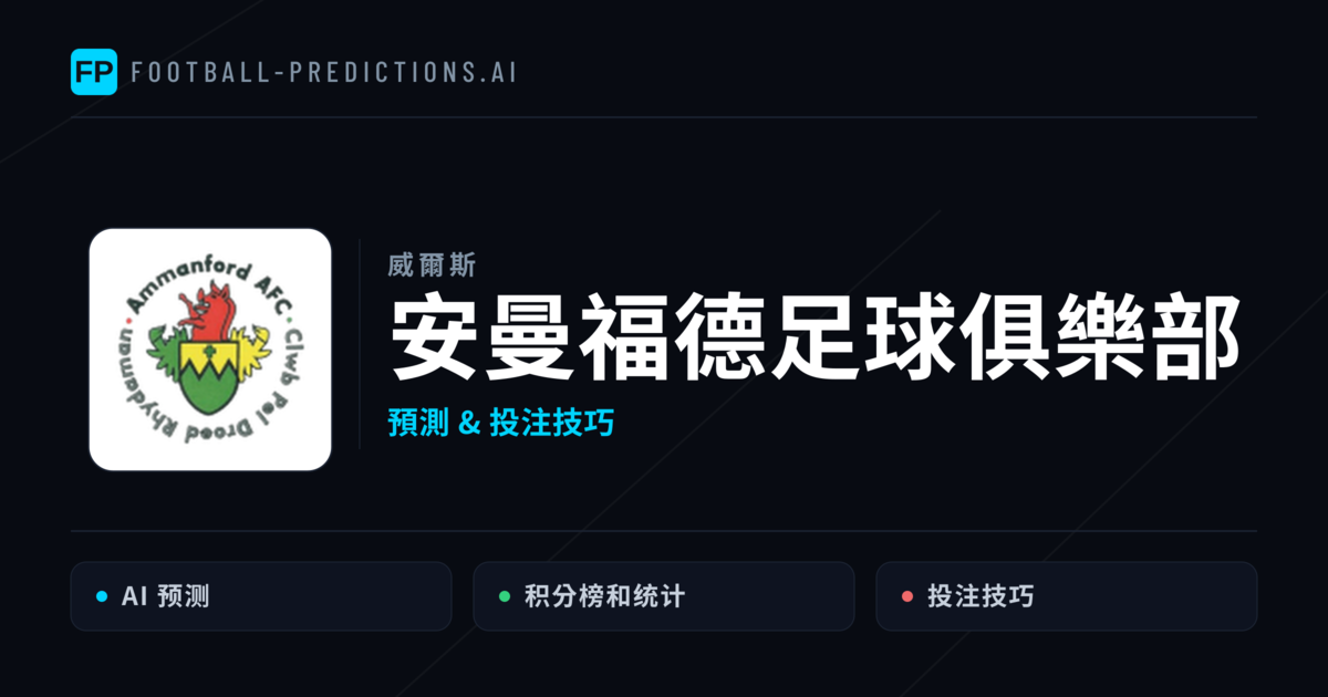 安曼福德足球俱樂部 運彩分析|足球預測與數據