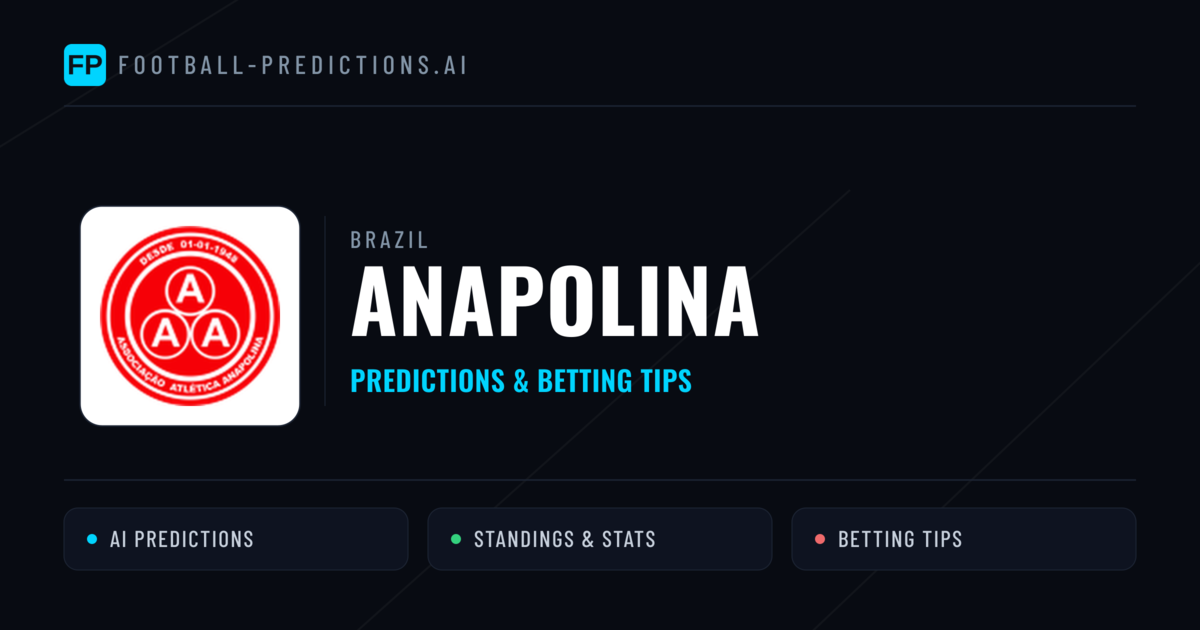 Anapolina Predictions & Stats