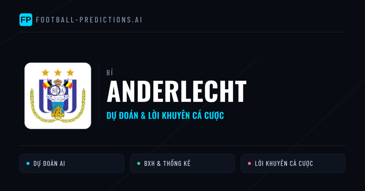 Anderlecht Dự đoán & Thống kê