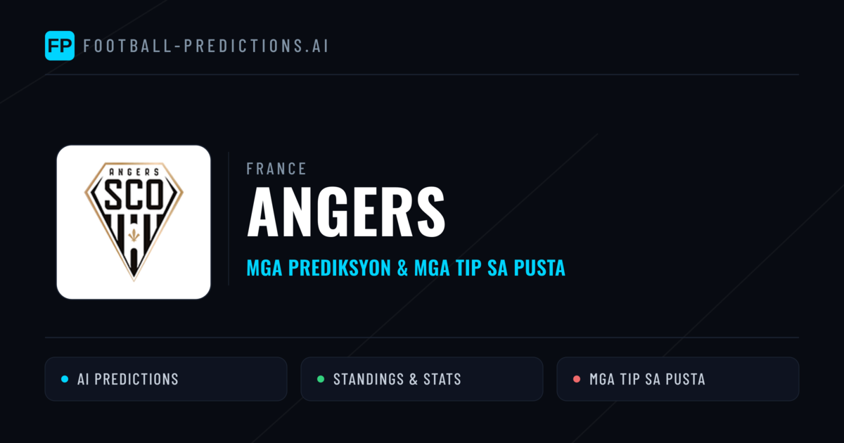Angers Predictions & Stats