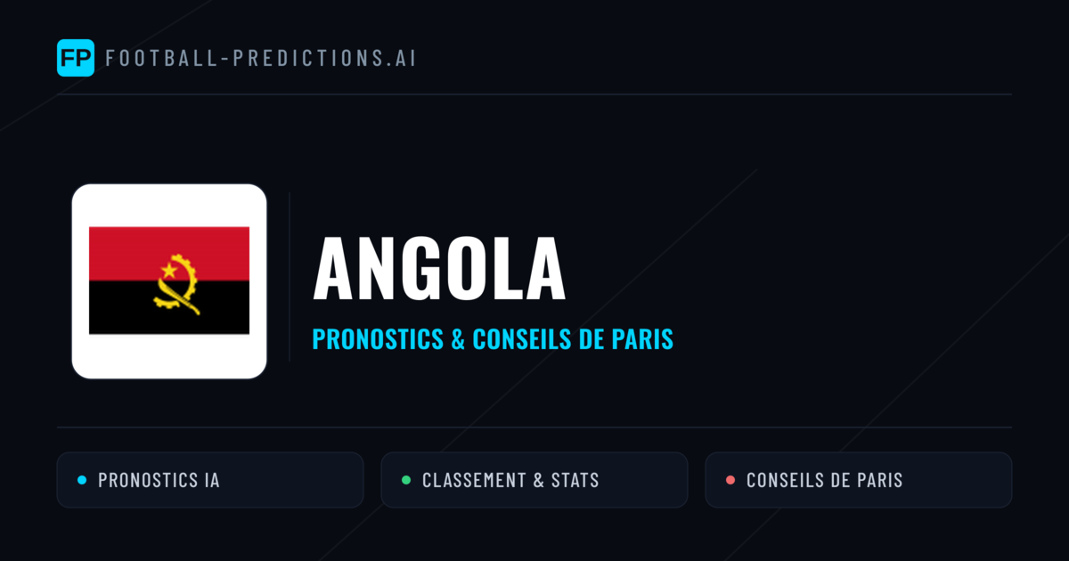 Angola Pronostics & Statistiques
