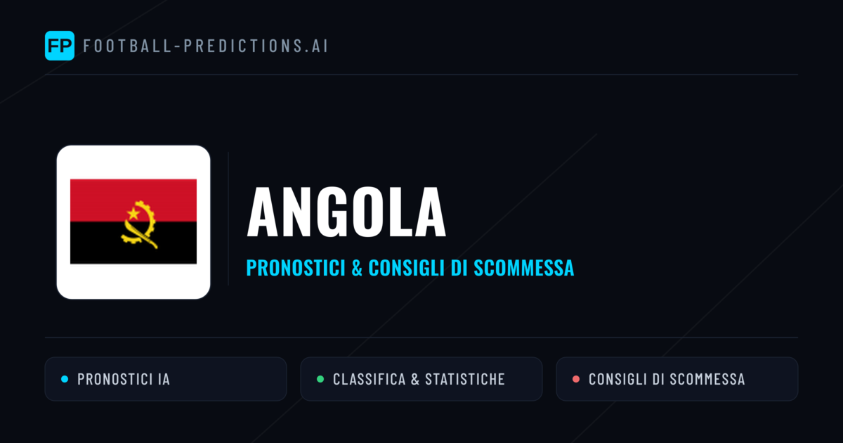 Pronostici e Statistiche Angola