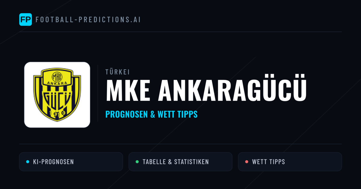 MKE Ankaragücü Prognosen & Statistiken