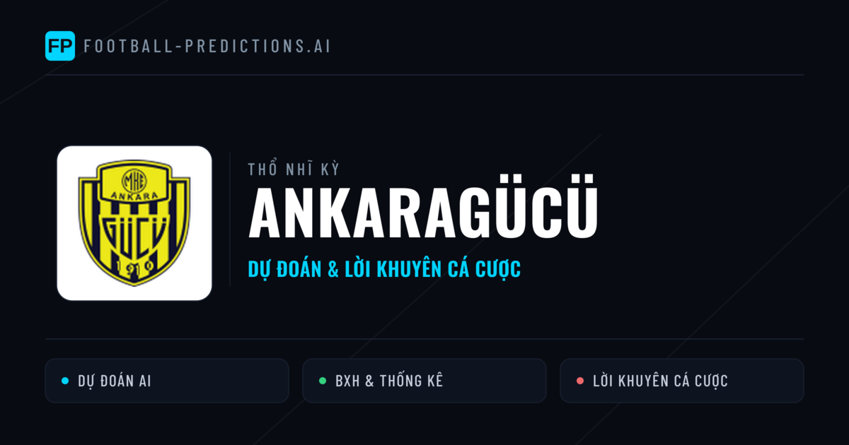 Ankaragücü Dự đoán & Thống kê
