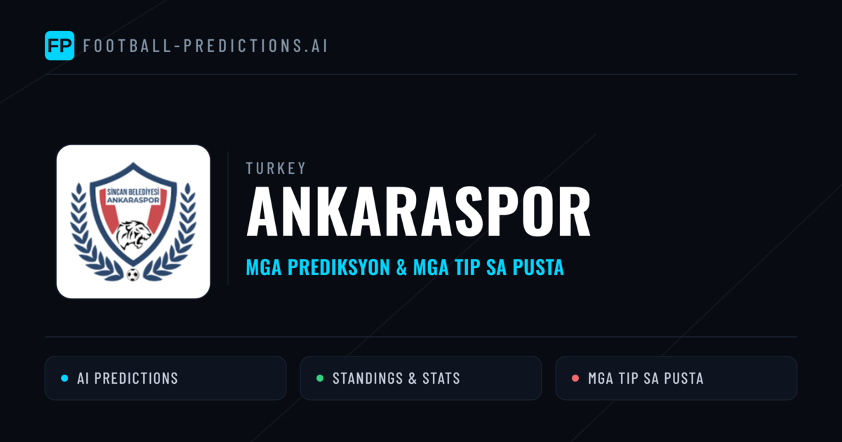 Ankaraspor Predictions & Stats