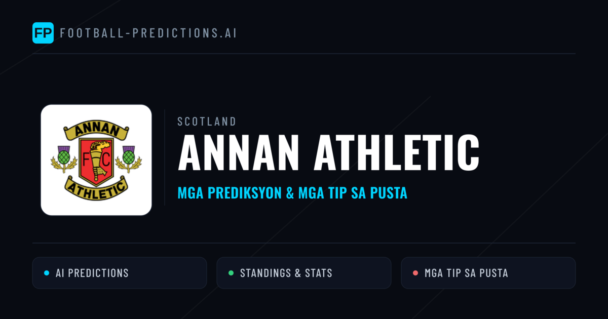 Annan Athletic Predictions & Stats