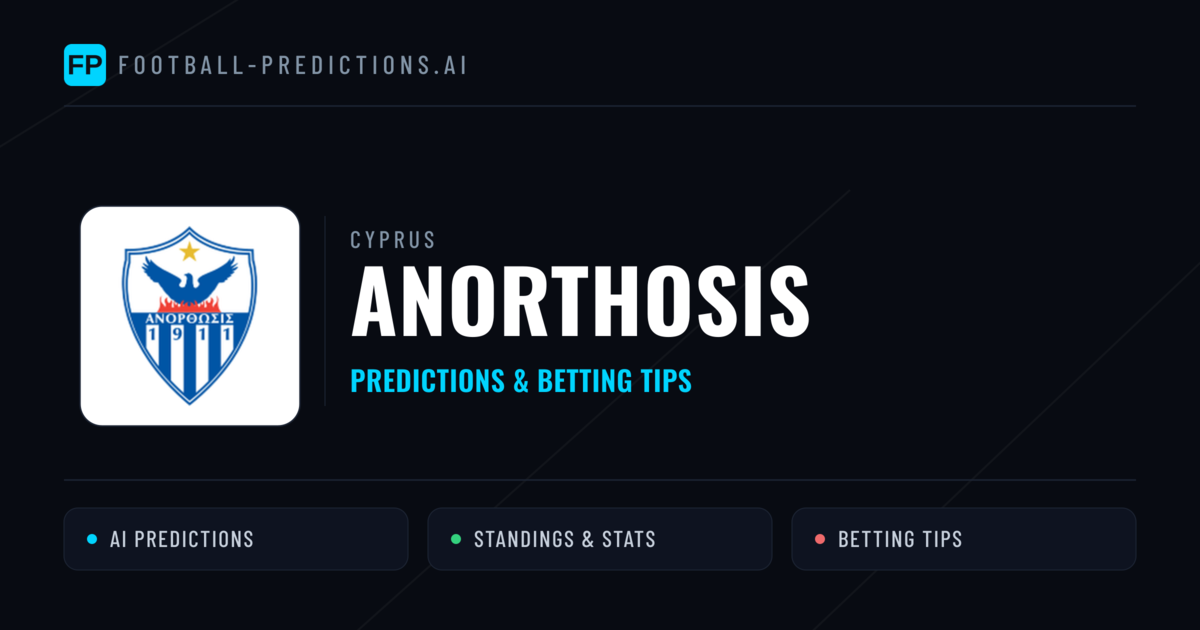 Anorthosis Predictions & Stats