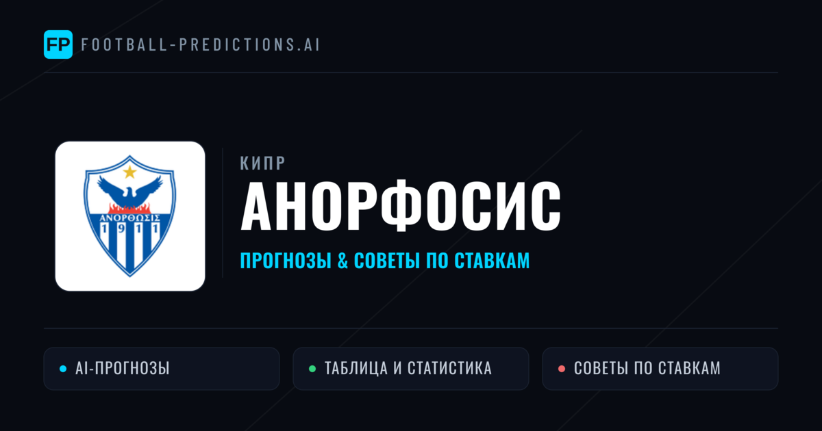 Анорфосис прогнозы и статистика