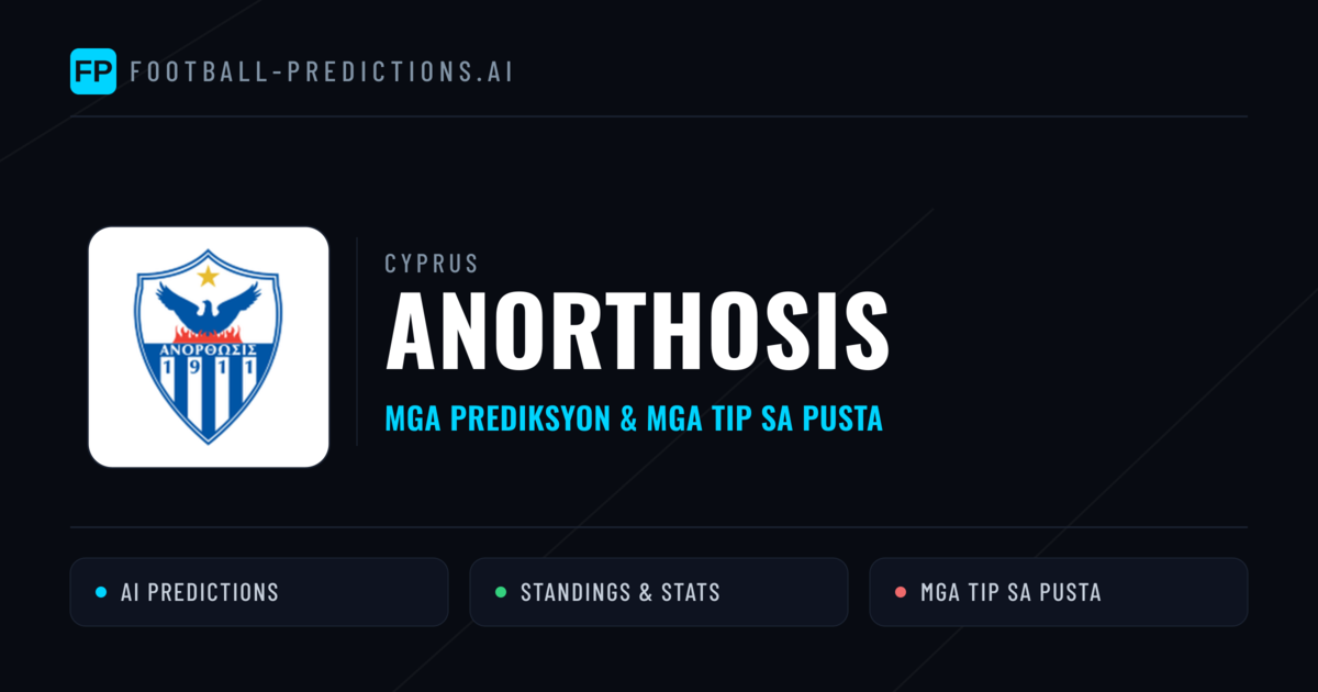 Anorthosis Predictions & Stats