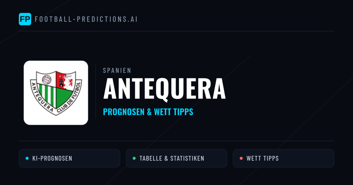 Antequera Prognosen & Statistiken