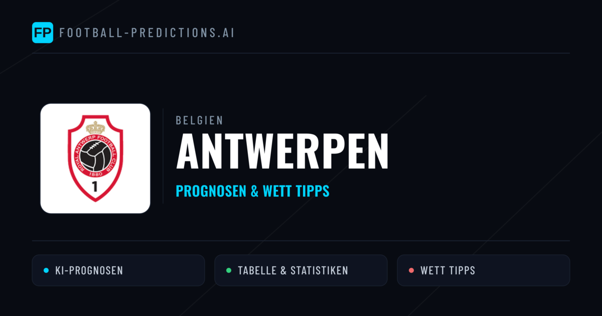 Antwerpen Prognosen & Statistiken