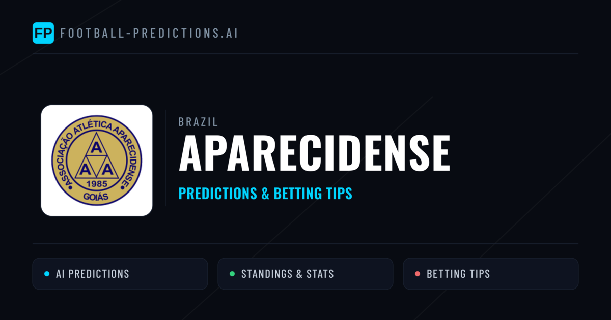 Aparecidense Predictions & Stats
