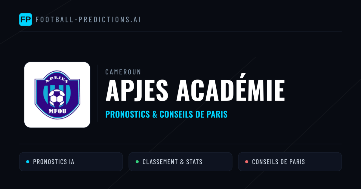 APJES Académie Pronostics & Statistiques