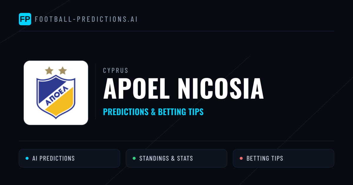 Apoel Nicosia Predictions & Stats