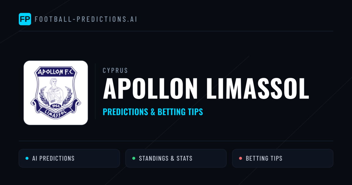 Apollon Limassol Predictions & Stats
