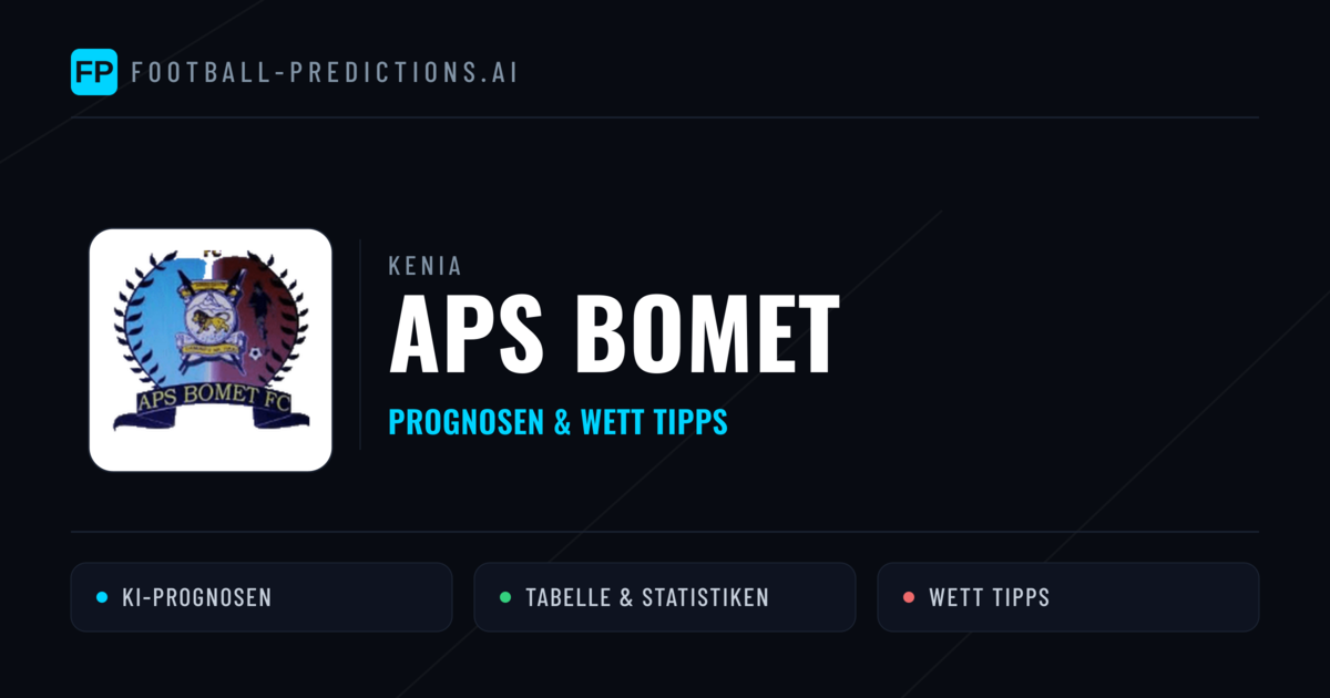 APS Bomet Prognosen & Statistiken