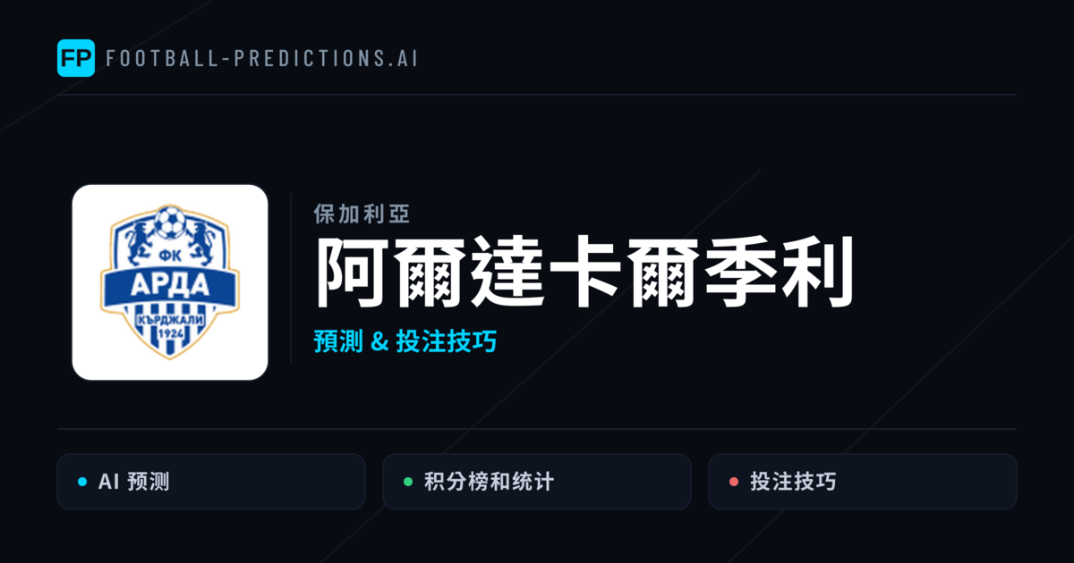 阿爾達卡爾季利 運彩分析｜足球預測與數據