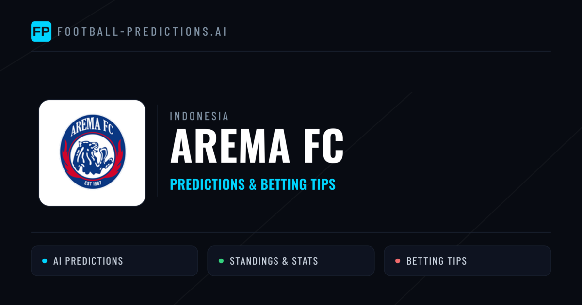 Arema FC Predictions & Stats