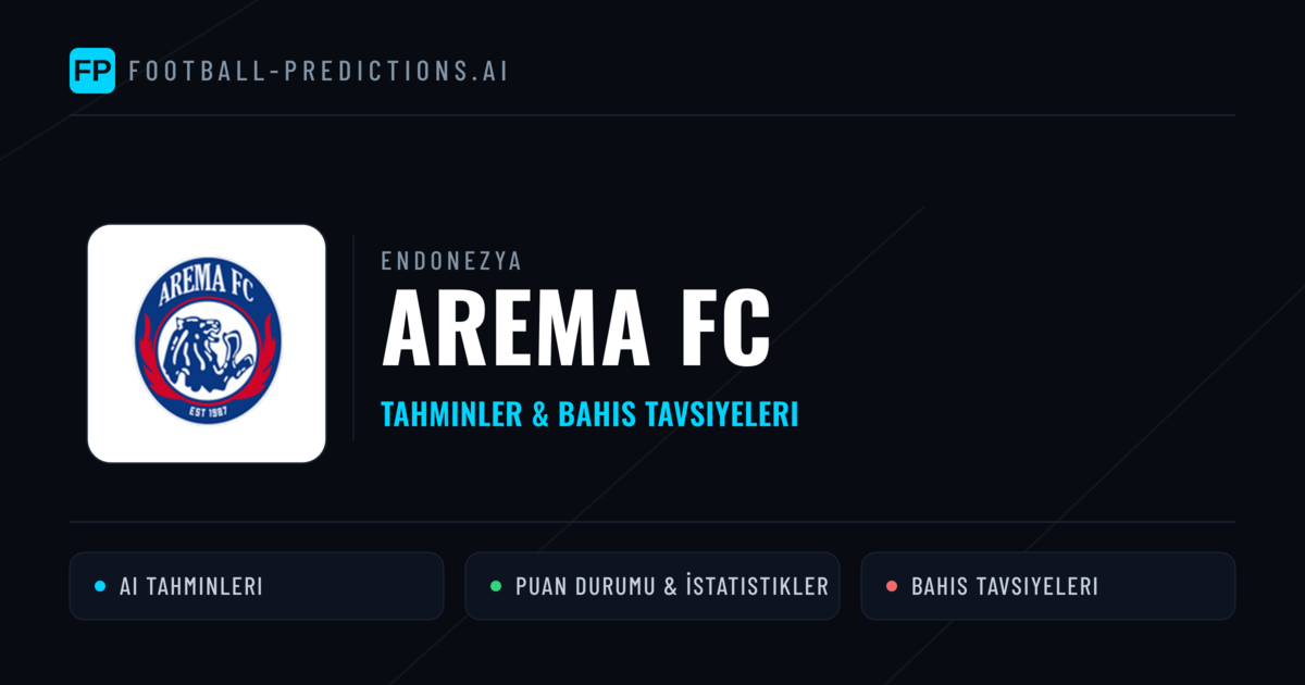 Arema FC Tahminleri & İstatistikler