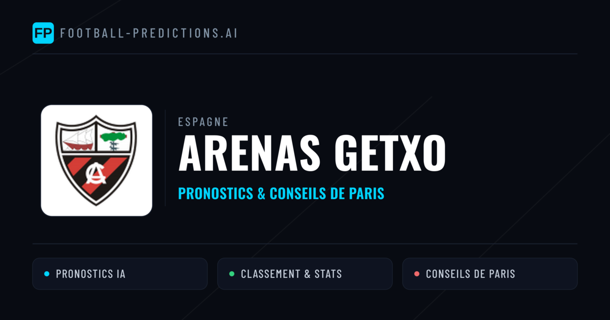 Arenas Getxo Pronostics & Statistiques