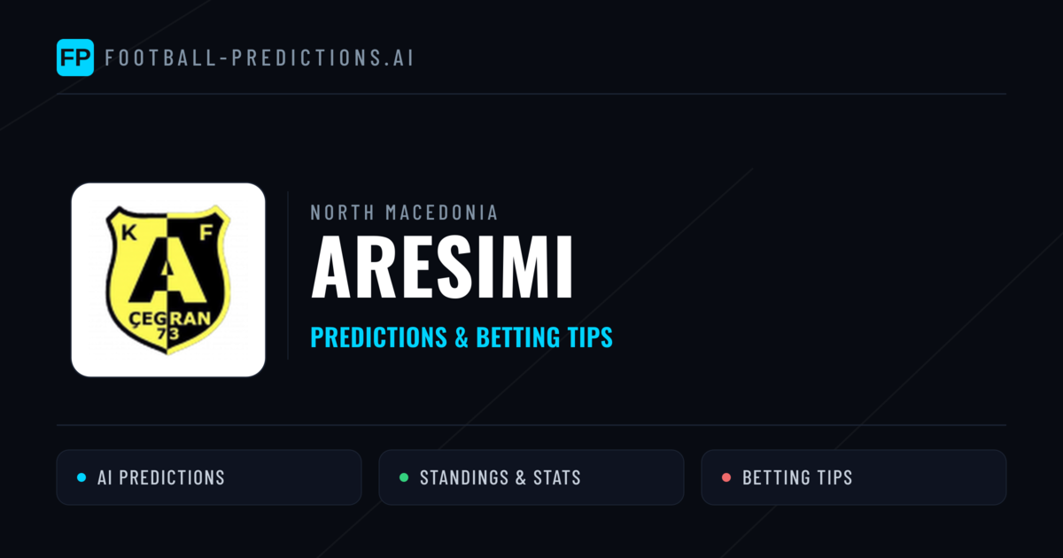 Aresimi Predictions & Stats