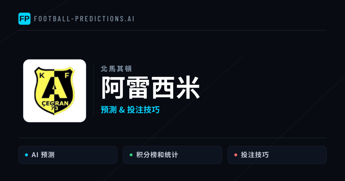 阿雷西米 運彩分析|足球預測與數據