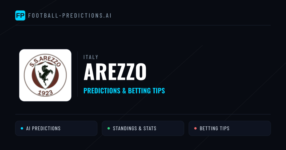 Arezzo Predictions & Stats
