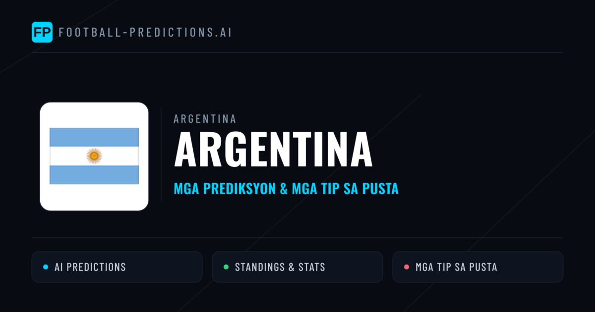 Argentina Predictions & Stats