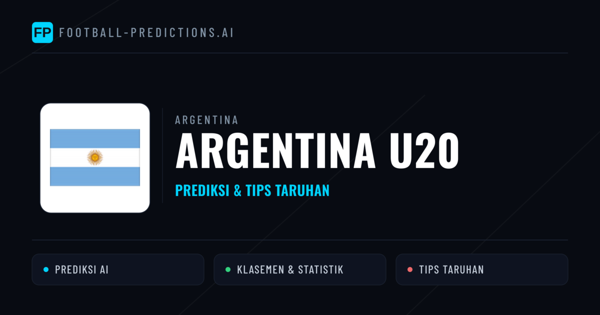 Argentina U20 Prediksi & Statistik Piala Dunia