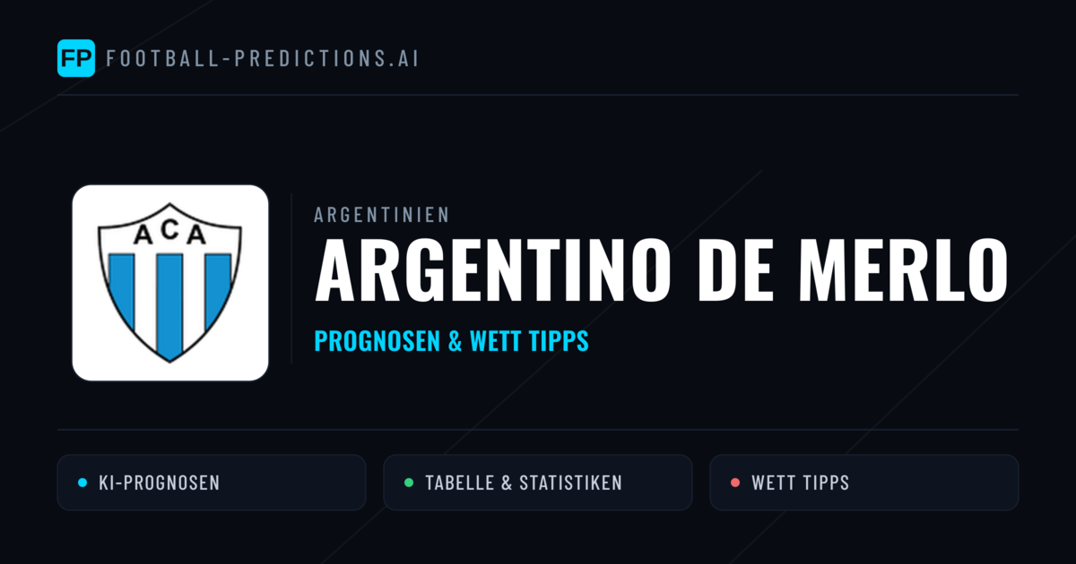 Argentino de Merlo Prognosen & Statistiken