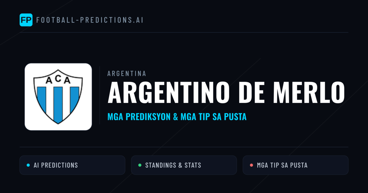 Argentino de Merlo Predictions & Stats