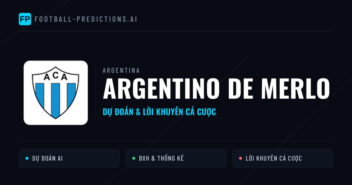 Argentino de Merlo Dự đoán & Thống kê