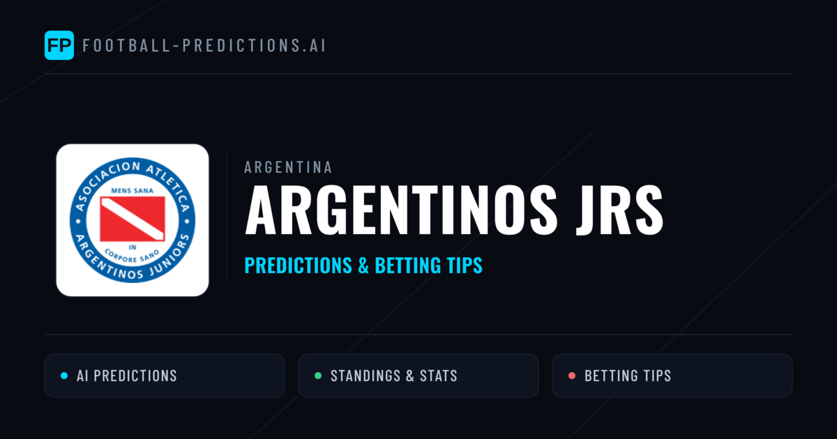 Argentinos JRS Predictions & Stats