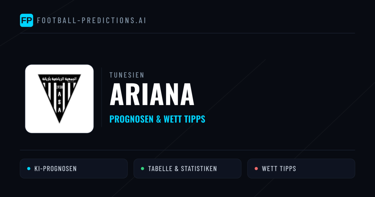 Ariana Prognosen & Statistiken