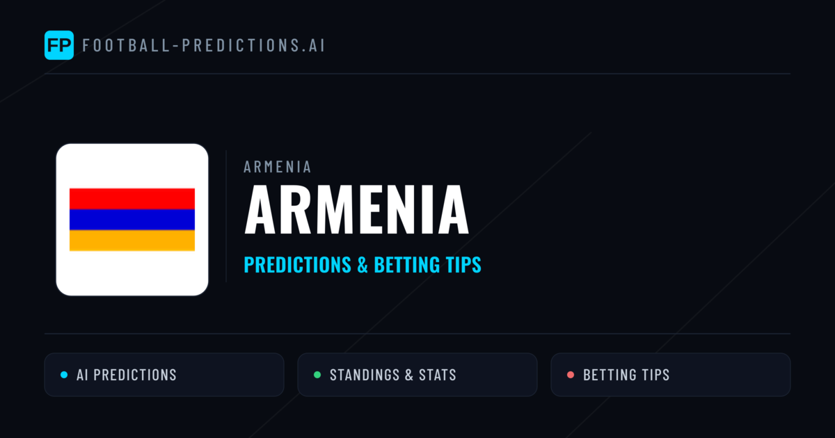 Armenia Predictions & Stats