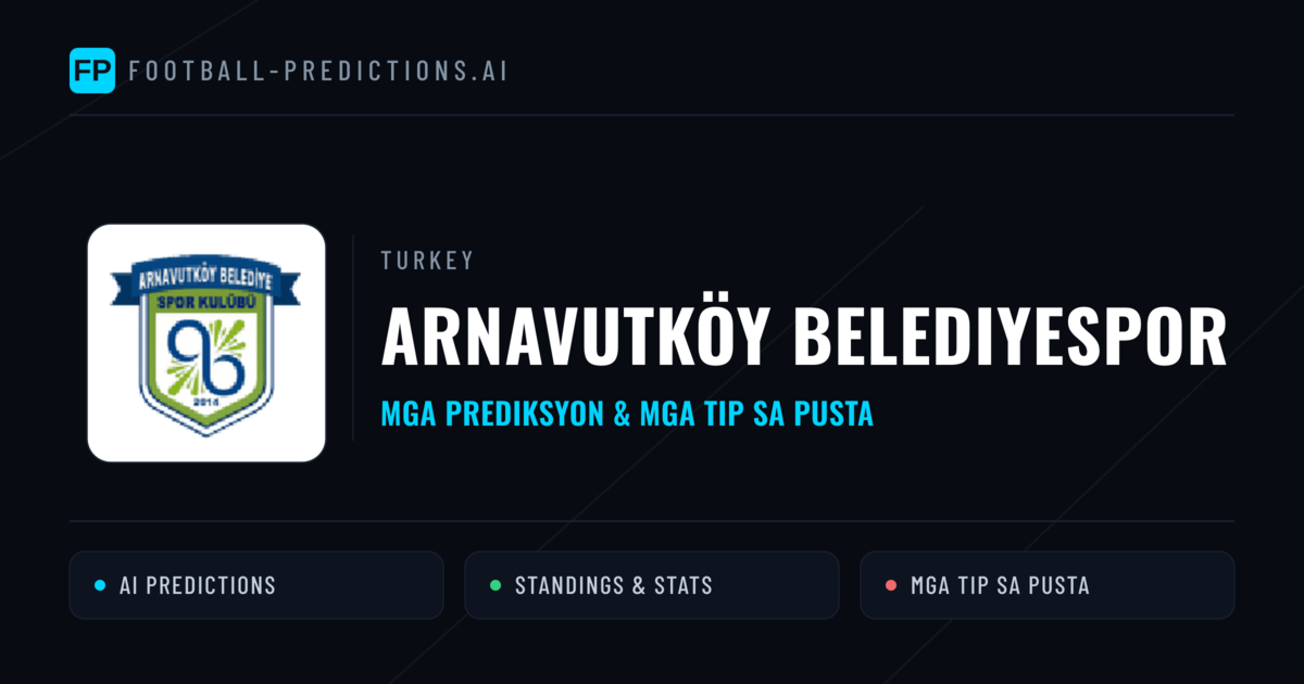 Arnavutköy Belediyespor Predictions & Stats