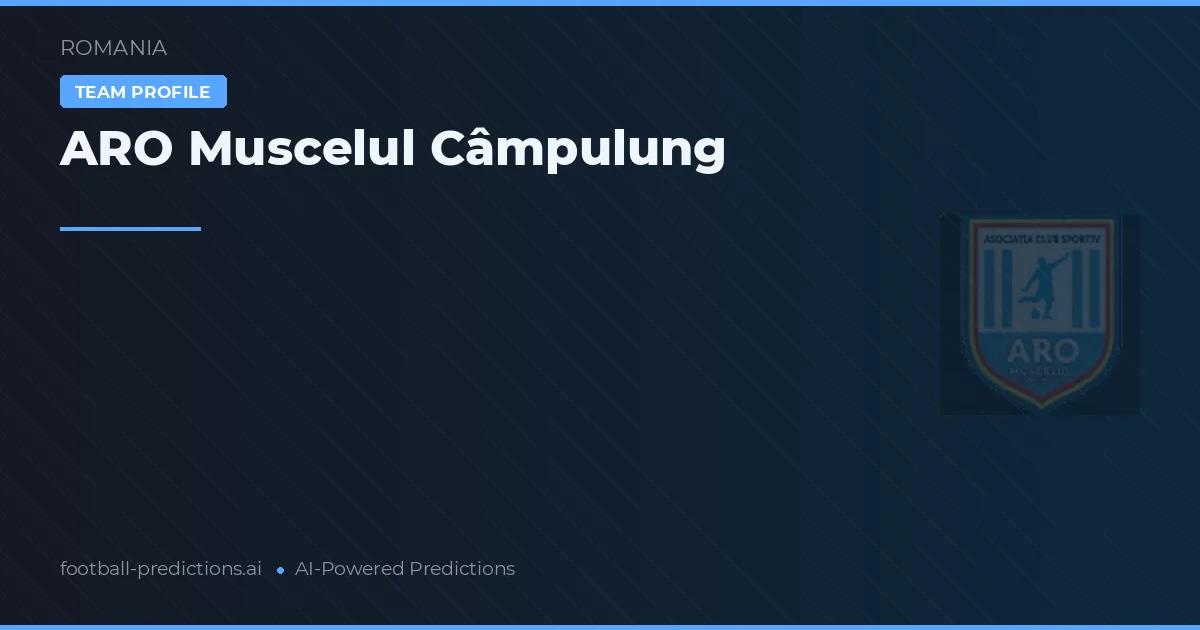 ARO Muscelul Câmpulung Predictions & Stats