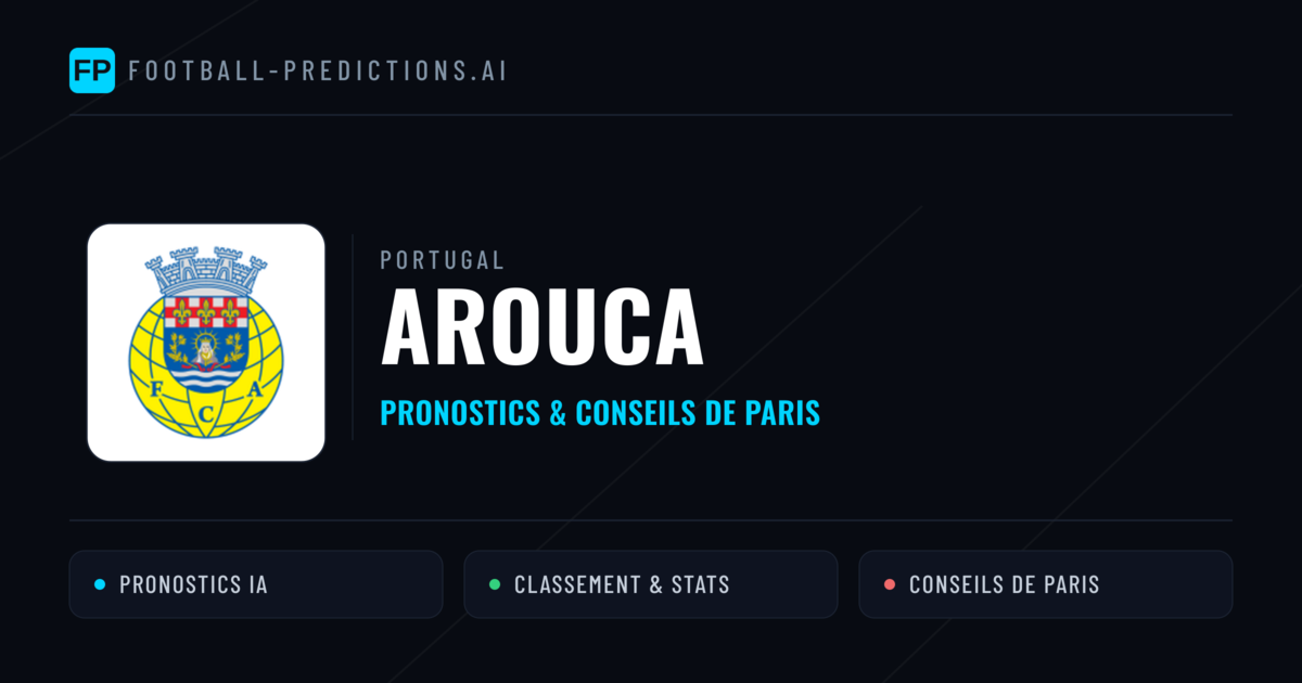 Arouca Pronostics & Statistiques