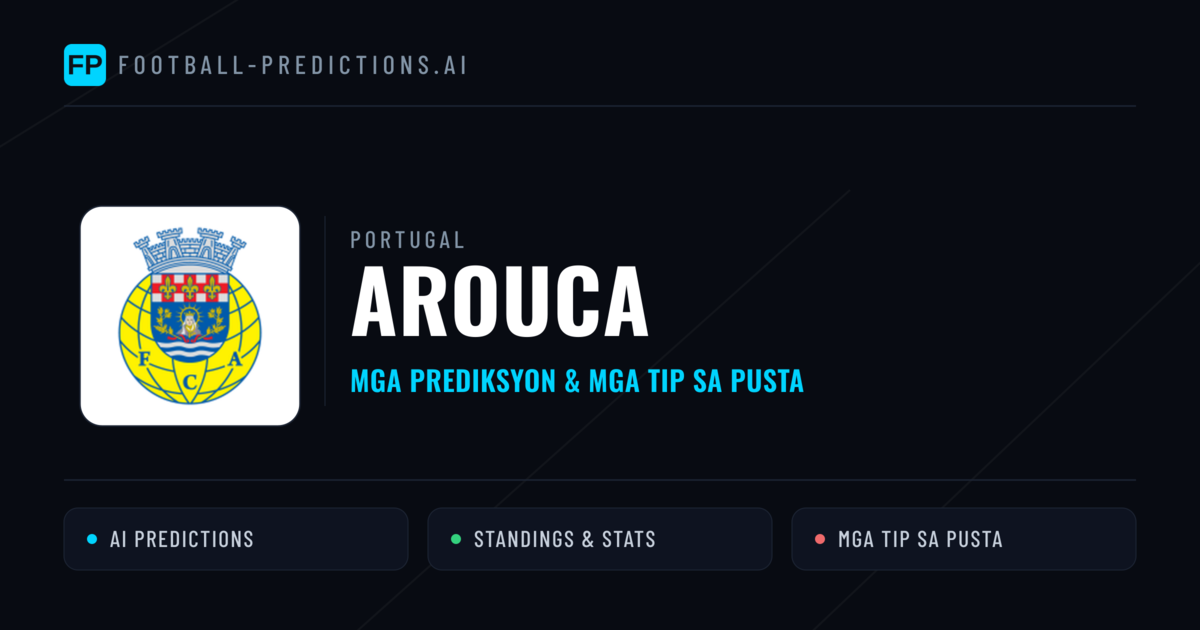 Arouca Predictions & Stats