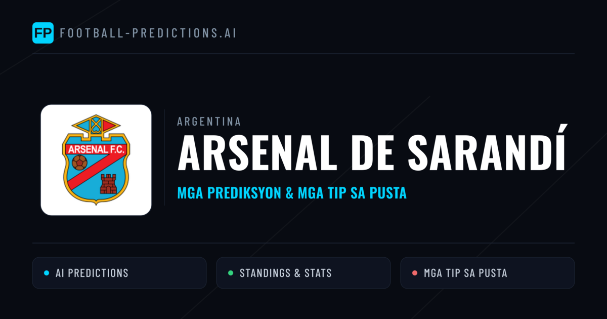 Arsenal de Sarandí Predictions & Stats